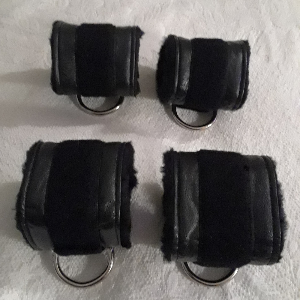 Set of Velcro Wrist and Ankle Cuffs